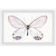 "Rose pâle papillon", reproduction d’art sur papier-33456356