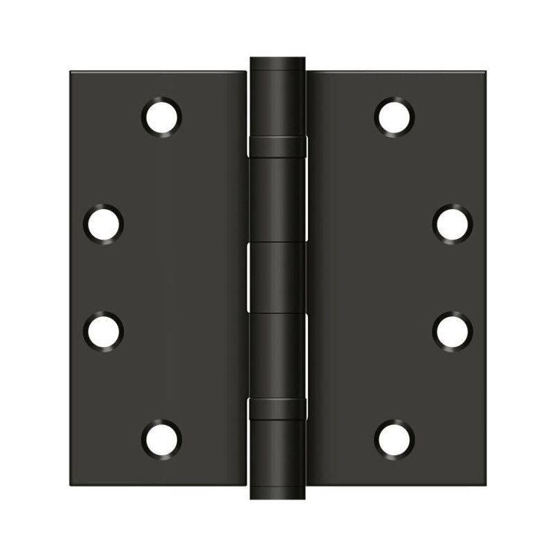 102'' x 102'' Steel Butt Bearing Hinge, Oil-Rubber Bronze