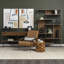Buffet en bois massif 63 po Ophelia-389071958-389071959