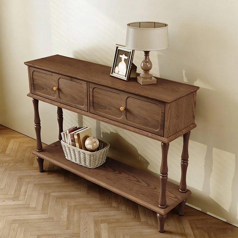 Console américaine de style américain simple, Brun