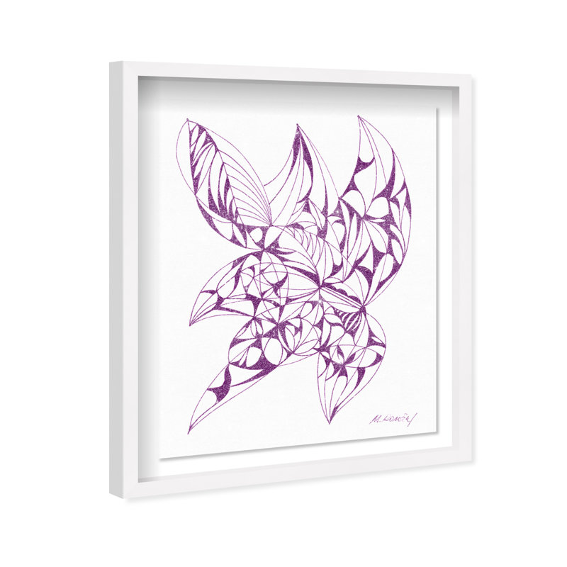 Manuel Roman - Starfish Shadowbox Abstract Print by Oliver Gal, Black Frame, 10 x 15, 46.5"H x 37.5"W, White Shadowbox
