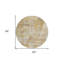 Tapis rond 8 po