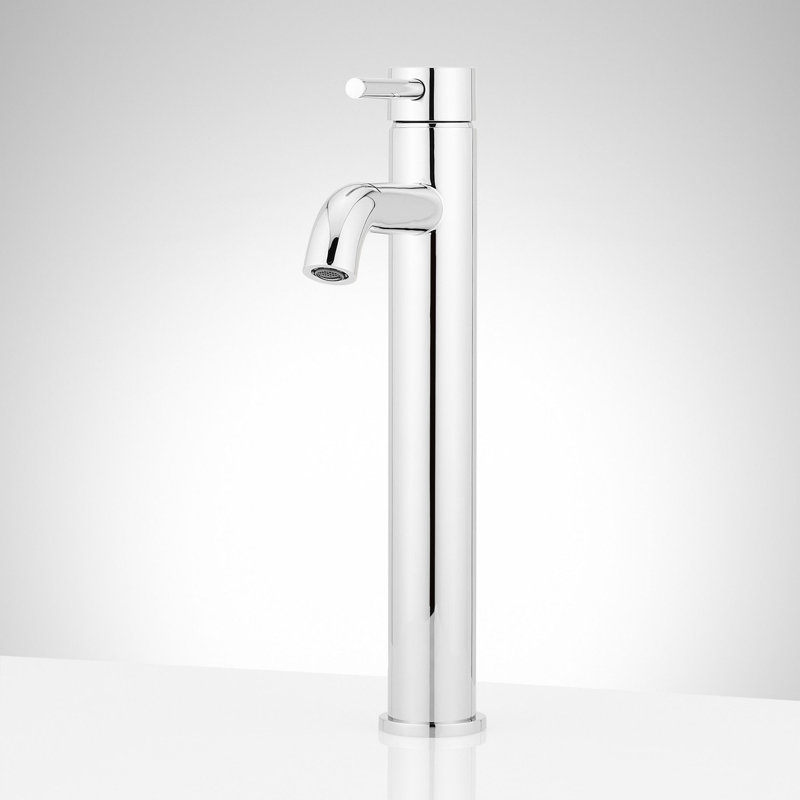 Lexia 1.2 GPM Vessel Single Hole Bathroom Faucet, Chrome