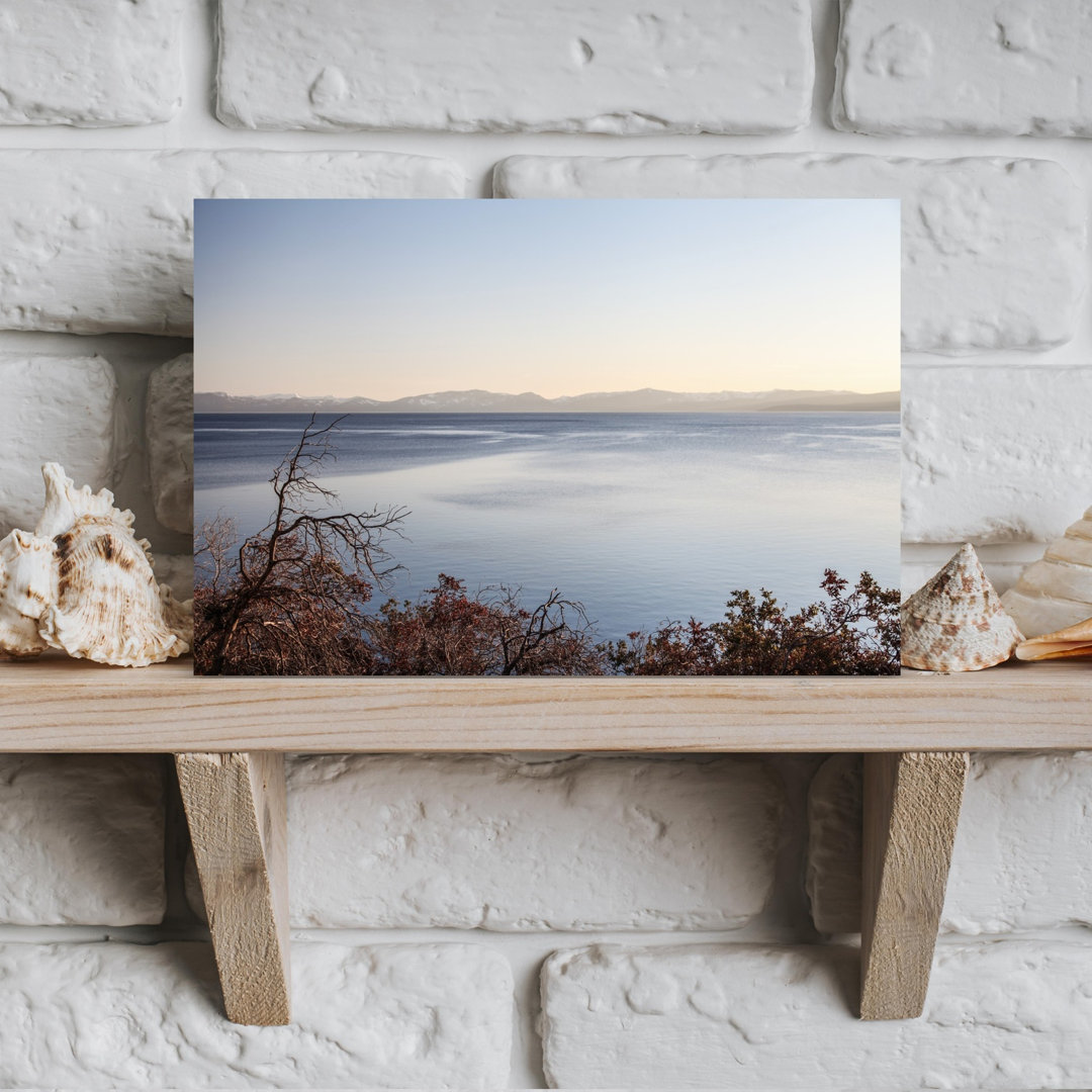Lake Tahoe 2 Peaceful Serene Tranquil Coastal Wall Art Print