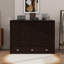 Grand lit escamotable avec tiroirs et port USB-123076682