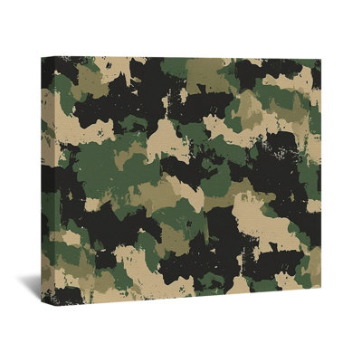 Camouflage Canvas Wrap - Pattern Wall Decor