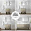 Rustique 24 po Meuble-lavabo large pour la salle de bain, comptoir en quartz blanc, robinet en or rose et miroir ovale 18 po-134676302