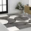 Tapis rayé noir / blanc Nordby-590087744