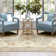 Iznik Southwestern Blue/Cream Woven Area Rug