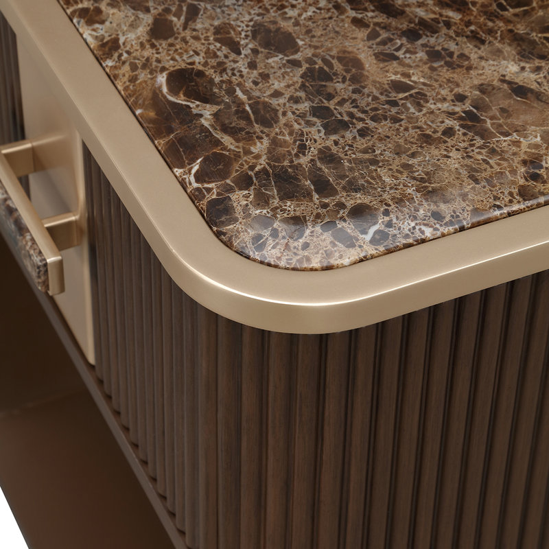 West Kensington 1-Drawer Nightstand - Sea Salt Caramel, Brown