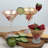 Berries 'n Branches 7.25oz. Martini Glass Set