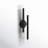 Asherah Steel Candle Wall Light-944175610