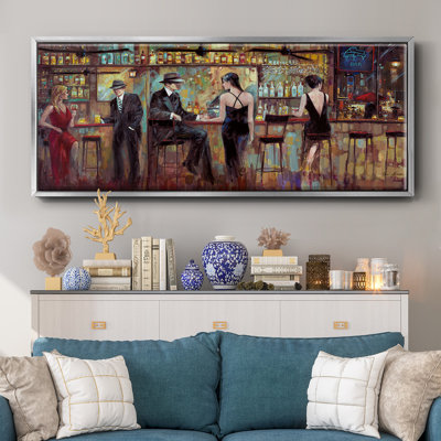Happy Hour- Framed Canvas