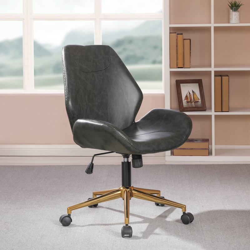 OSP Home Furnishings Reseda Task Chair, Black