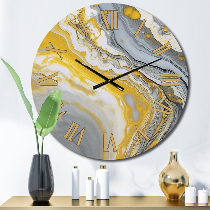 Metal Wall Clock, Medium