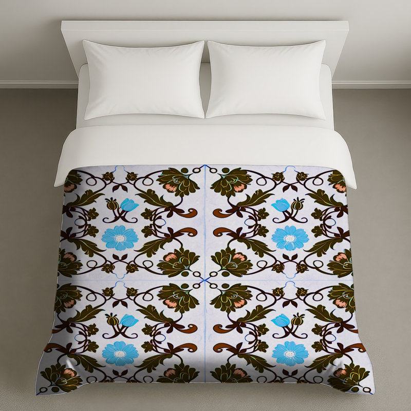 Housses de couette à motif floral, Twin