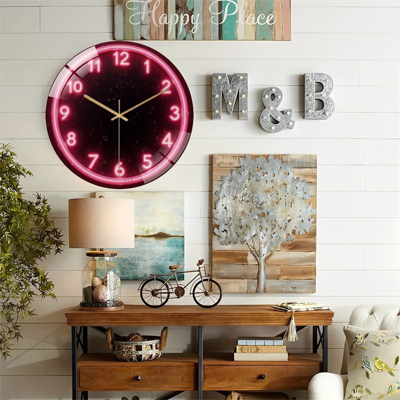 Horloge murale 12 po