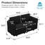 Canapé modulaire rembourré 3 pièces Nakash-1920077813
