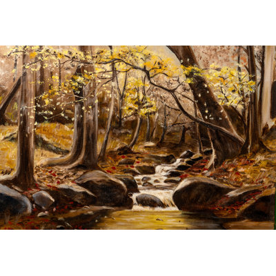 «Vintage Forest» par Dan Totilca - peinture sur toile tendue