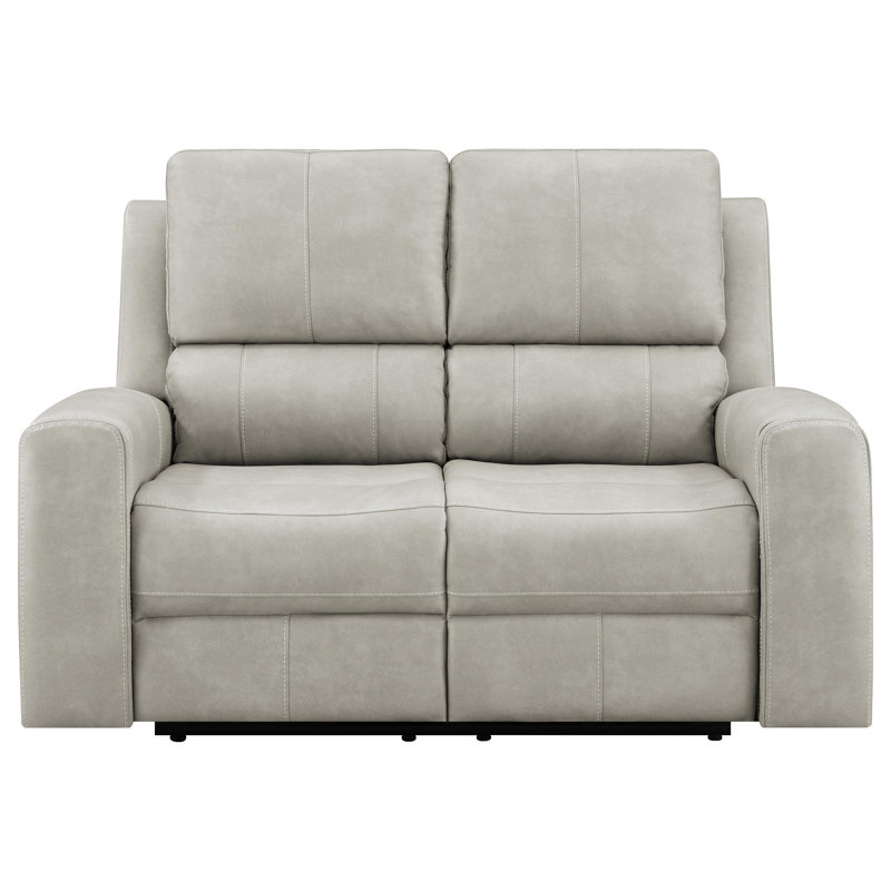 Causeuse inclinable électrique Brickston Triple - gris, Gris