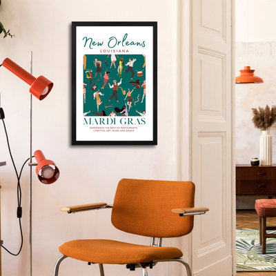New Orleans Mardi Gras Premium Framed Posters