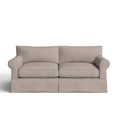 Amari 84"" Rolled Arm Slipcovered Sofa with Reversible Cushions -  Wayfair Custom Upholstery™, C0B71C5BAA164770B01B2BF8702F67A7