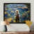 Black Single Picture Framed Canvas