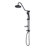 Handheld Shower System Head Pentagon - Simulates Natural Rainfall Sending Outward, Self-cleaning Jetting, Wall Mounted Form, Oil-rubbed Bronze Dazzling, Stainless Steel Produced And Meaning Pressing,