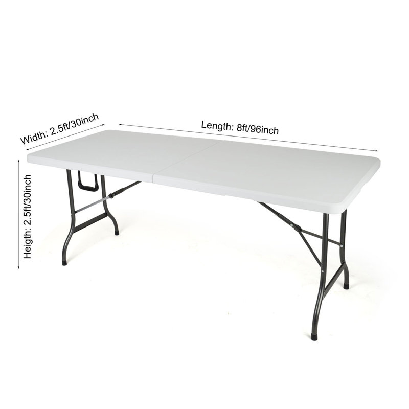 4Ft, 6Ft, 8Ft Fitted Tablecloth Polyester Rectangular Table Cover For Dining Wedding Banquet Party, Green, 96" x 30"
