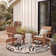 Herefordshire Floral Sand/Black Indoor/Outdoor Area Rug