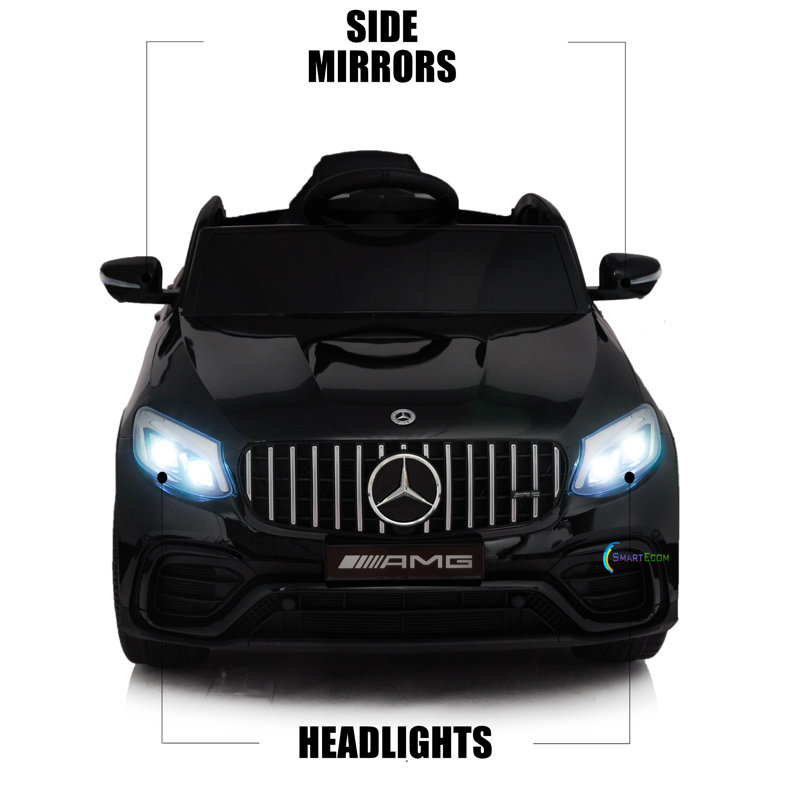 Black 12V Mercedes AMG GLC63S Kids Ride-On SUV with Remote Control