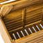 Banc de rangement en bois avec support - Rehaussez la couleur de votre entrée