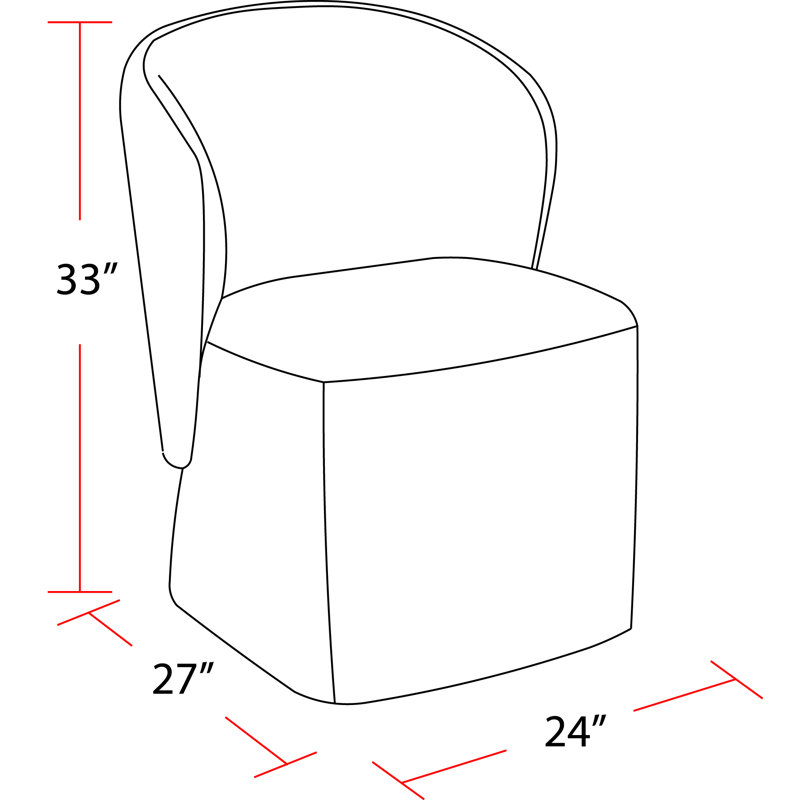 Upholstered Back Arm Chair Dining Chair, Linen