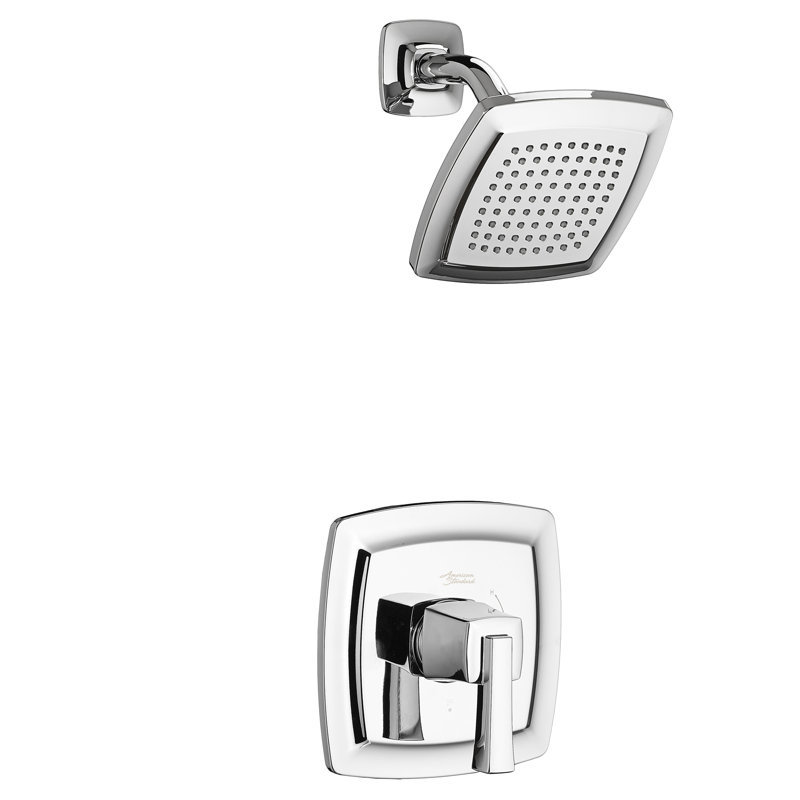 Ensemble de garniture de douche avec pomme de douche American Standard Townsend, Chrome poli
