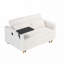 Canapé-lit coulissant en velours côtelé de 54 po avec plateau mobile et ports USB-994703625