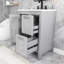 Meuble-lavabo simple 24 po avec plateau en céramique Minatare
