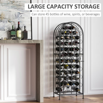 Rack Wrought Iron Wine Rack