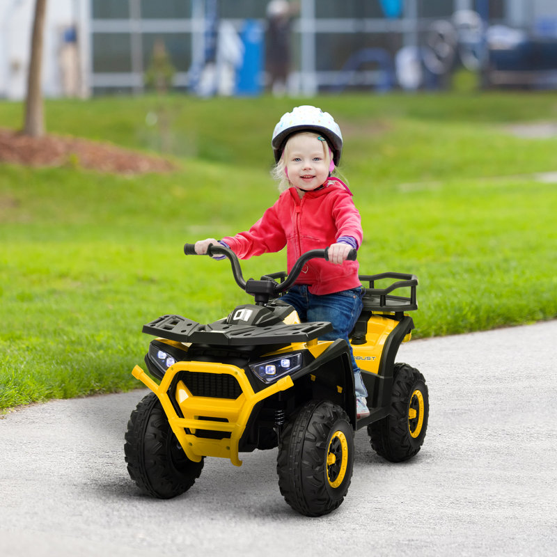 HOMCOM Battery Powered Ride On, Yellow