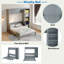 Lit escamotable avec bureau et tablettes Murphy-229458207-229458206