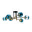 Glass Bubble Sputnik Semi Flush Chandelier-1461549847