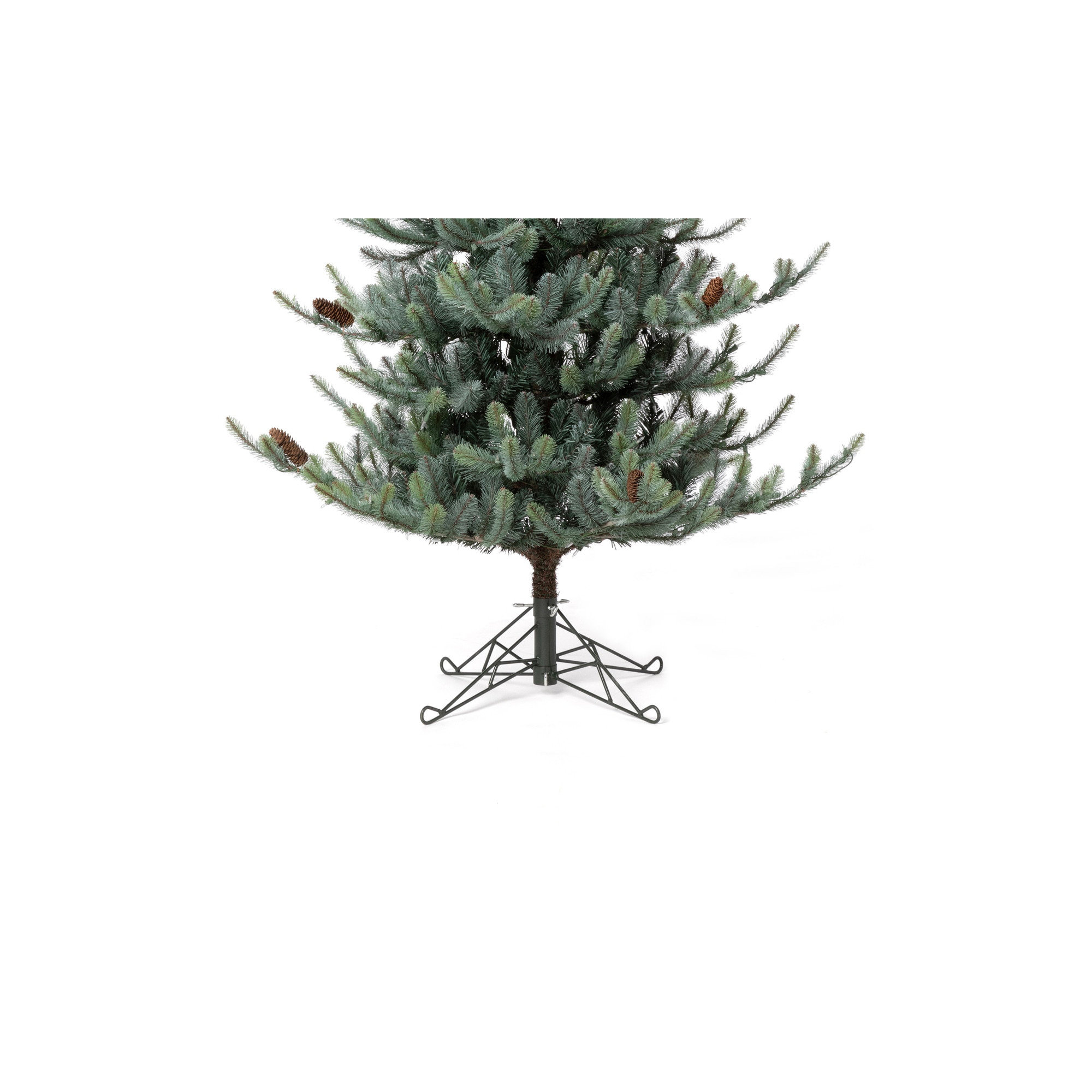 Lighted Artificial Spruce Christmas Tree, 7.5' H