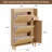 Modern minimalist storage cabinet, Japanese rattan shoe cabinet, bed top cabinet, small home furniture-109117681