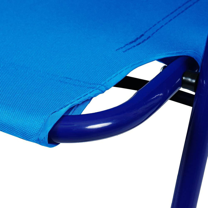 Folding Beach Chair, Light Blue