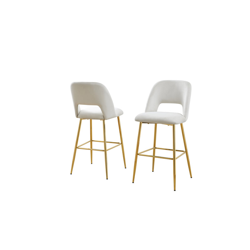 Tabouret de bar 29 po Braebury, Crème, Tabouret de bar (siège d'une hauteur de 29 po)