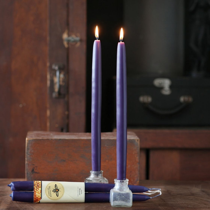 100% cire d'abeille pure lilas, Aubergine