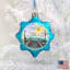 Keepsake 3'' Handmade Glass Holiday Shaped Ornament