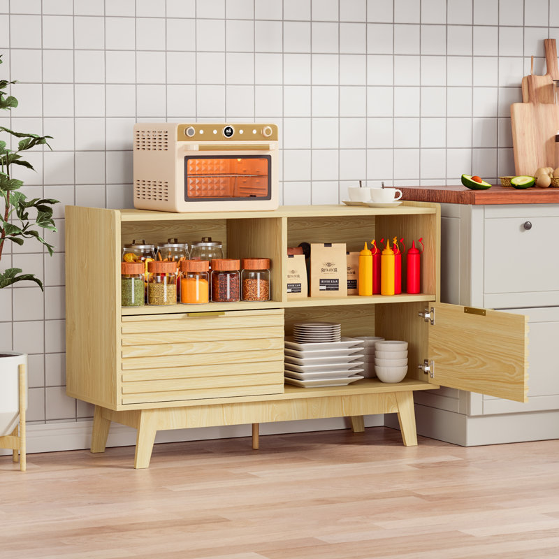 Buffet décoratif avec portes et tablettes Accent