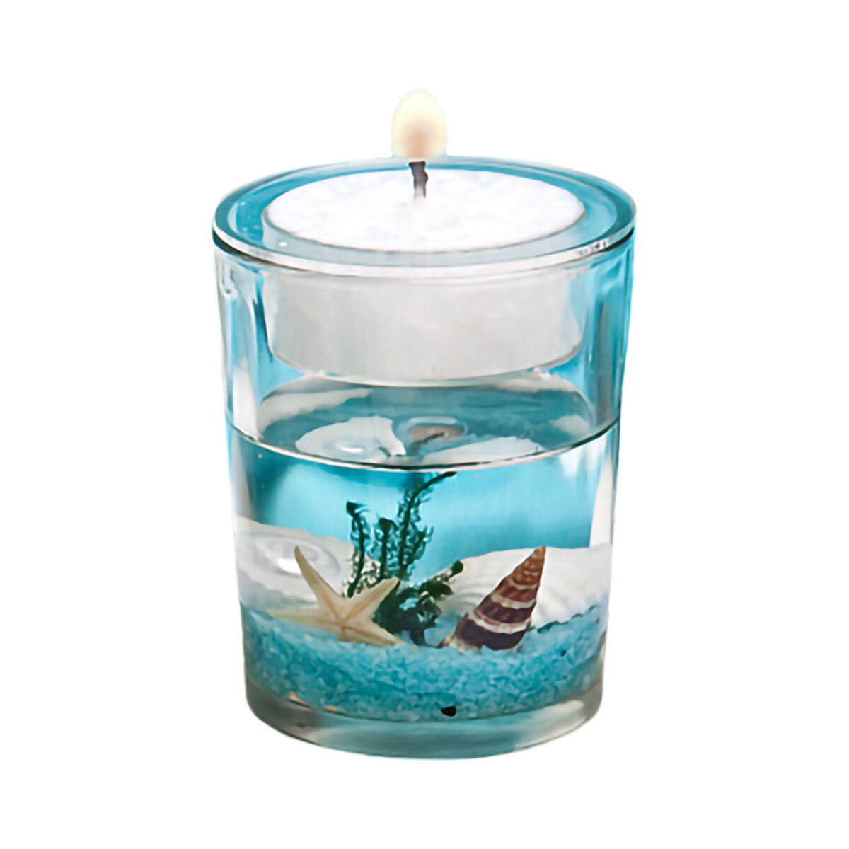 Ocean Gel Candle  Handmade & Highly scented Seascape Gel Candle 