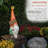 26"H Welcome Sign Gnome Garden Statue