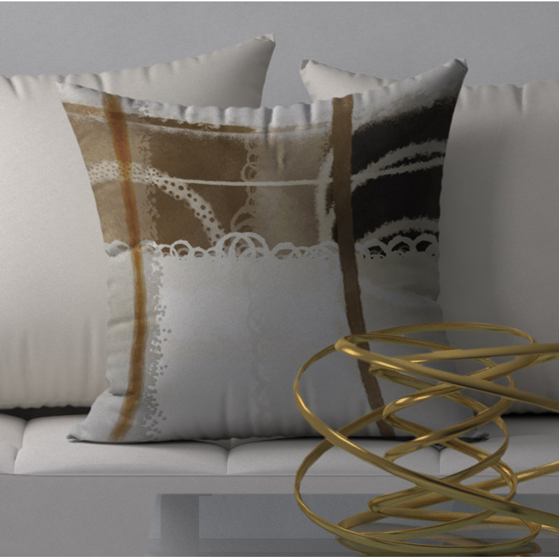 Reversible Throw Pillow, 24" x 24"